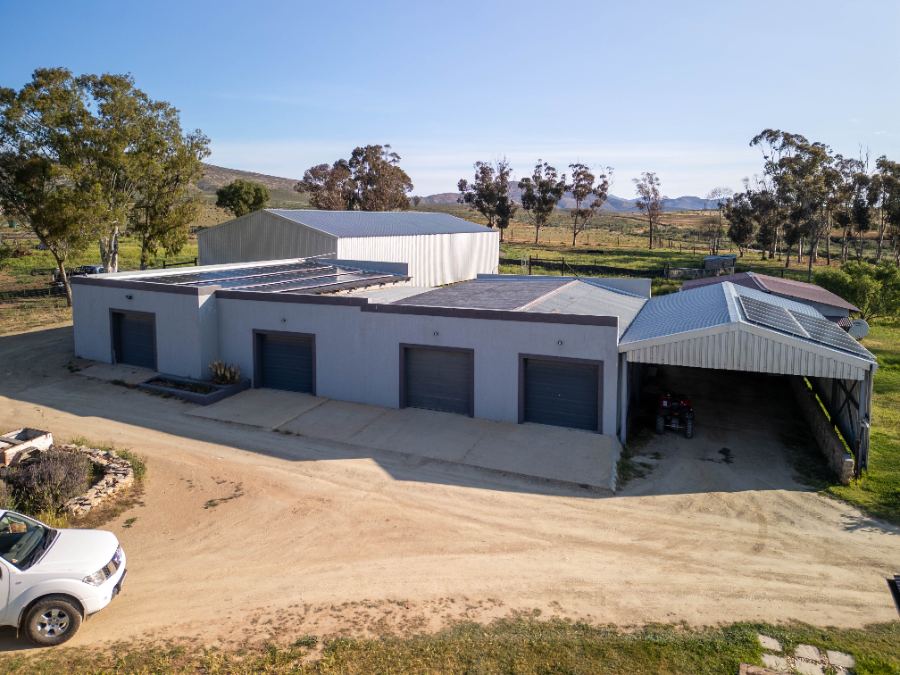 Farmyard, sheds and cottage